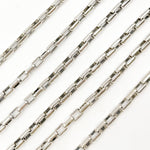 Load image into Gallery viewer, Oxidized Sterling Silver Smooth Box Chain