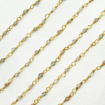 Load image into Gallery viewer, Coated Blue Moonstone Wire Chain