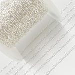 Load image into Gallery viewer, Sterling Silver Oval Long and Short Links Chain