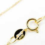 Load image into Gallery viewer, 025R01T518K. 18K Solid Yellow Gold Cable Chain
