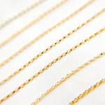 Load image into Gallery viewer, 14K Gold Filled Oval Rolo Chain