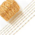 Load image into Gallery viewer, 14k Gold Filled Diamond Cut Marina Link Chain