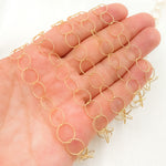 Load image into Gallery viewer, 14K Gold Filled Twisted Round Link Chain