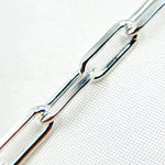 Load image into Gallery viewer, Sterling Silver Diamond Cut Paperclip Chain