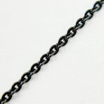 Load image into Gallery viewer, Black Rhodium Sterling Silver Cable Necklace