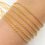 Load image into Gallery viewer, 14K Gold Filled Rolo Chain.