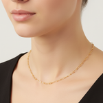 Load image into Gallery viewer, 1606GFNecklace. 14K Gold-Filled Smooth Paperclip Finished Necklace