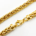 Load image into Gallery viewer, TRE002Bracelet. 14K Solid Gold Hollow Rope Bracelet