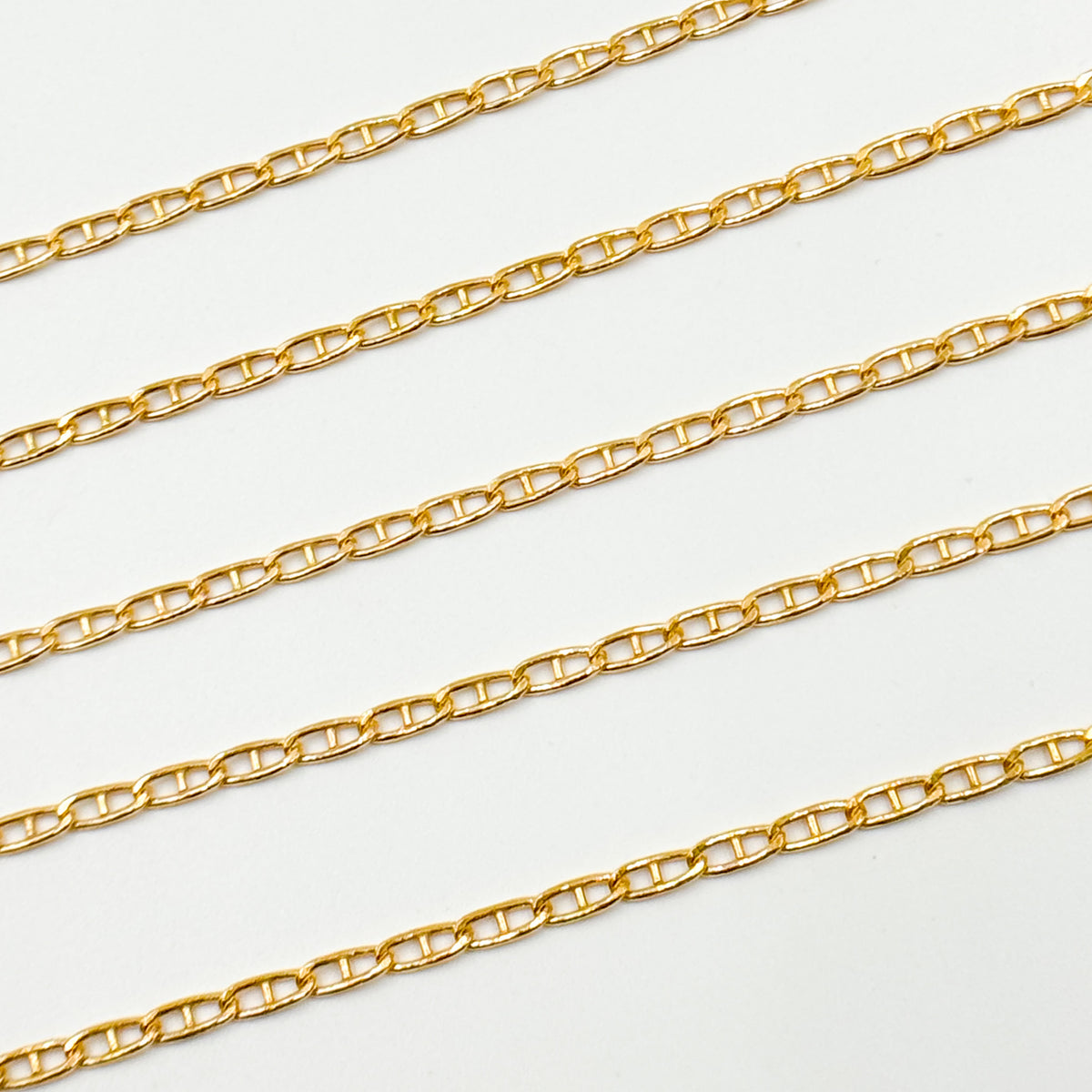 14K Gold Filled Smooth Marina Link Chain