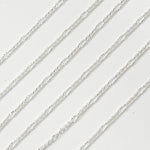 Load image into Gallery viewer, Sterling Silver Figaro Chain