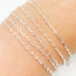 Load image into Gallery viewer, Sterling Silver Oval & Mariner Link Chain