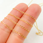 Load image into Gallery viewer, 14K Solid Gold Large Curb Chain