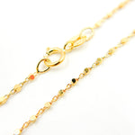Load image into Gallery viewer, 14K Solid Yellow Gold Cube Satellite Necklace