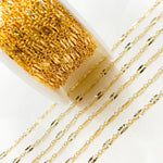 Load image into Gallery viewer, 14K Gold Filled Diamond Cut Marina Link Chain