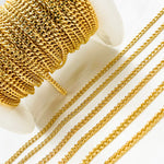 Load image into Gallery viewer, 14K Gold Filled Flat Tight Curb Link Chain