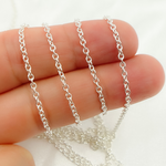 Load image into Gallery viewer, Sterling Silver Cable Link Chain