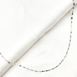 Load image into Gallery viewer, 14K Solid White Gold Flat Marina Chain