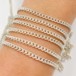 Load image into Gallery viewer, Sterling Silver Curb Chain
