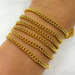 Load image into Gallery viewer, 14K Gold Filled Solid Curb Link Chain