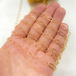 Load image into Gallery viewer, 14K Gold-Filled Flat Oval Link Chain