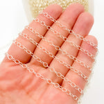 Load image into Gallery viewer, Sterling Silver Flat Cable Chain
