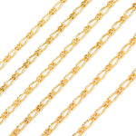 Load image into Gallery viewer, 14K Yellow Gold Filled Figaro Style Chain