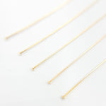 Load image into Gallery viewer, Gauge Gold-filled Flat 1.5 Inch Headpin