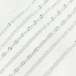 Load image into Gallery viewer, Sterling Silver Diamond Cut Marina & Smooth Oval Link Chain