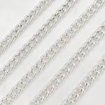 Load image into Gallery viewer, Sterling Silver Curb Link Chain