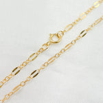 Load image into Gallery viewer, 14K Gold-Filled Flat Marina and Cable Links Necklace