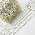 Load image into Gallery viewer, Sterling Silver Flat Paperclip Chain