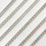 Load image into Gallery viewer, Sterling Silver Curb Chain