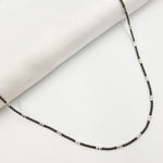 Load image into Gallery viewer, Black Rhodium Sterling Silver Popcorn Satellite Necklace