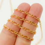 Load image into Gallery viewer, 14K Yellow Gold Filled Figaro Style Chain