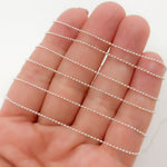 Load image into Gallery viewer, Sterling Silver Diamond Cut Ball Chain
