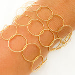 Load image into Gallery viewer, 14K Gold Filled Twisted Round Link Chain