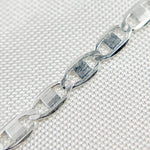 Load image into Gallery viewer, Sterling Silver Flat Marina Chain