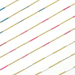 Load image into Gallery viewer, 70/7796GF. 14k Gold Filled Enamel Bar Link Chain