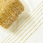 Load image into Gallery viewer, Gold Plated 925 Sterling Silver Satellite Cube Chain