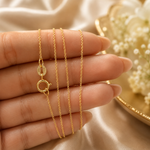Load image into Gallery viewer, 021R04TFT5. 14K Solid Gold Cable Chain