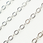 Load image into Gallery viewer, 925 Sterling Silver Flat Cable Chain.