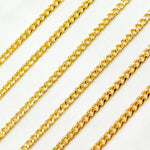 Load image into Gallery viewer, 64HRGF. 14k Gold Filled Flat Curb Link Chain