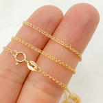Load image into Gallery viewer, 14K Solid Gold Wheat Necklace