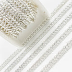 Load image into Gallery viewer, Sterling Silver Double Curb Chain