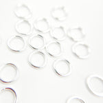 Load image into Gallery viewer, White Sterling Silver Close Jump Ring