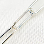 Load image into Gallery viewer, Sterling Silver Smooth Paperclip Chain