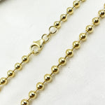 Load image into Gallery viewer, 14K Solid Gold Ball Necklace