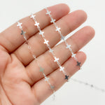 Load image into Gallery viewer, V310SS. Sterling Silver Fancy Cross-Link Chain