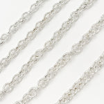 Load image into Gallery viewer, Sterling Silver Smooth Oval Cable Link Chain