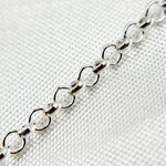 Load image into Gallery viewer, Sterling Silver Rolo Link Chain